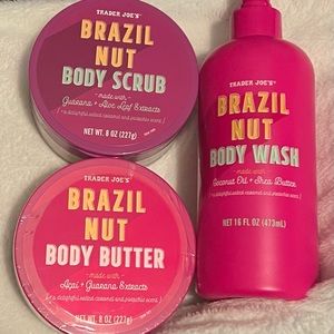 Trader Joe’s Brazil Nut Body Butter, Body Wash, & Body Scrub